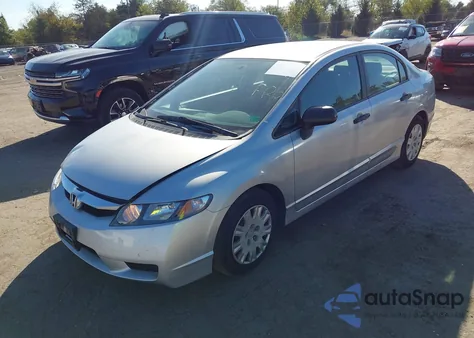 2010 Honda Civic Vp z USA, uszkodzony, nr VIN 2HGFA1F39AH504186